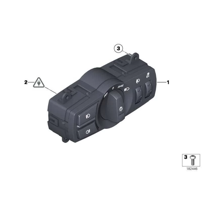 Genuine BMW Control element light (61319204067)