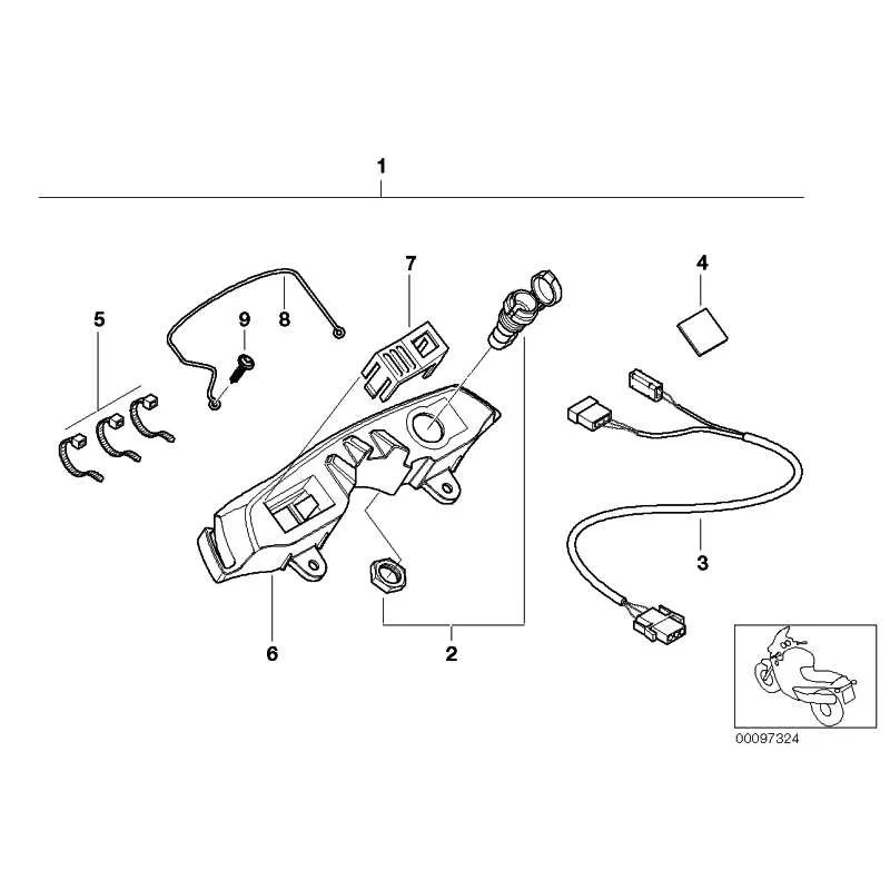 Genuine BMW fixing device (32737667785)