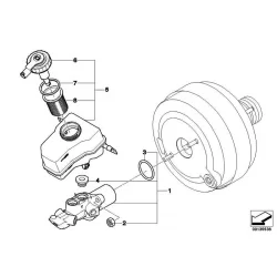 Original BMW Hauptbremszylinder (34336785665)
