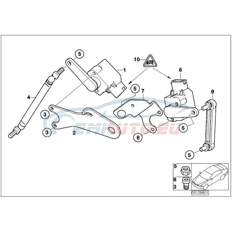 Genuine BMW Level sensor (37146785207)