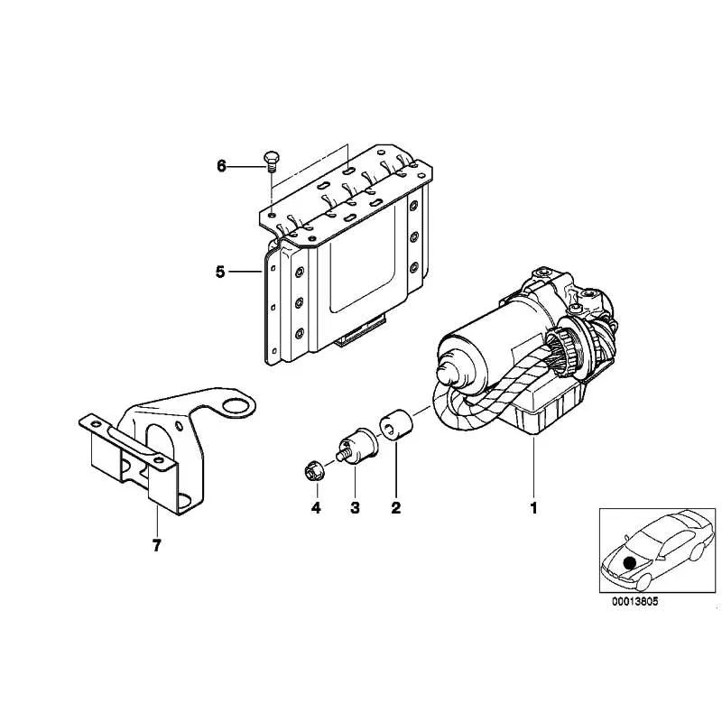 Original BMW Grundsteuergerät ASC+T (34521164094)