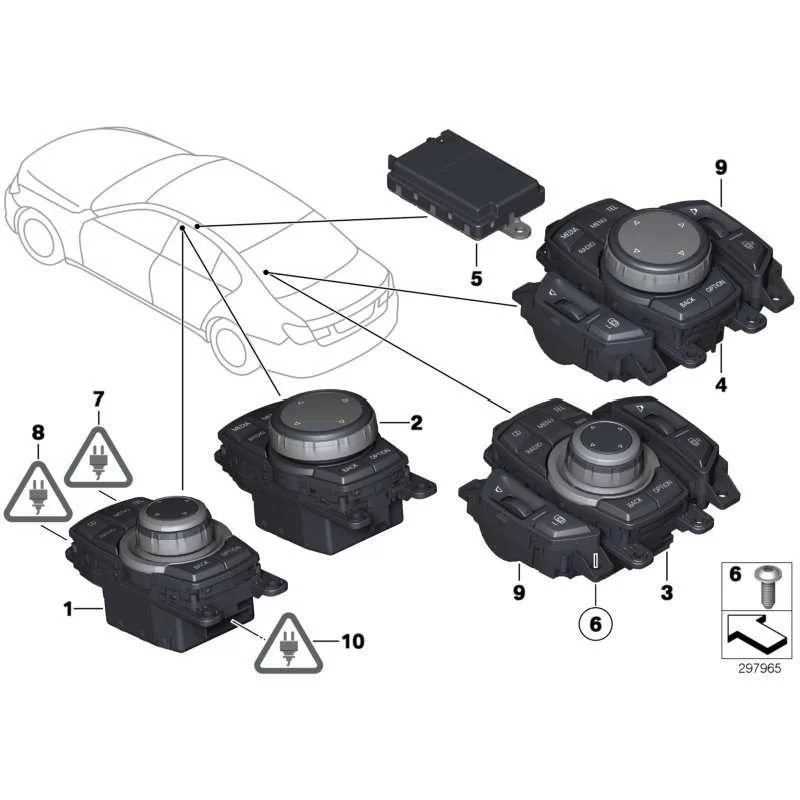 Genuine BMW Controller (65829286702)