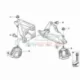 Genuine BMW Engine supporting bracket, left (22116760309)