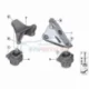 Genuine BMW Engine supporting bracket, left (22116784829)