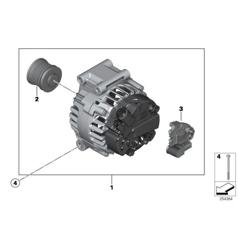 Genuine Mini EXCH generator (12317619254)