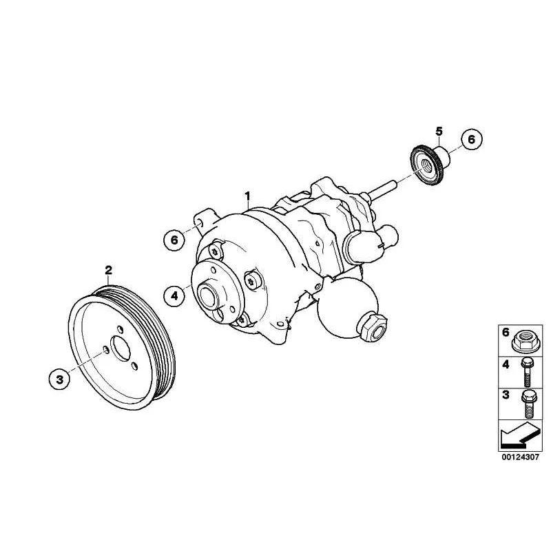 Genuine BMW Tandem pump (32416760071)