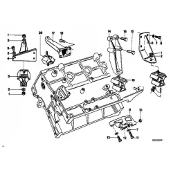 Genuine BMW Hex nut (07119904032)