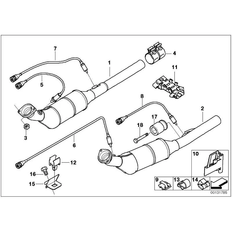 Genuine BMW REGULATING LAMBDA PROBE (11787530735)