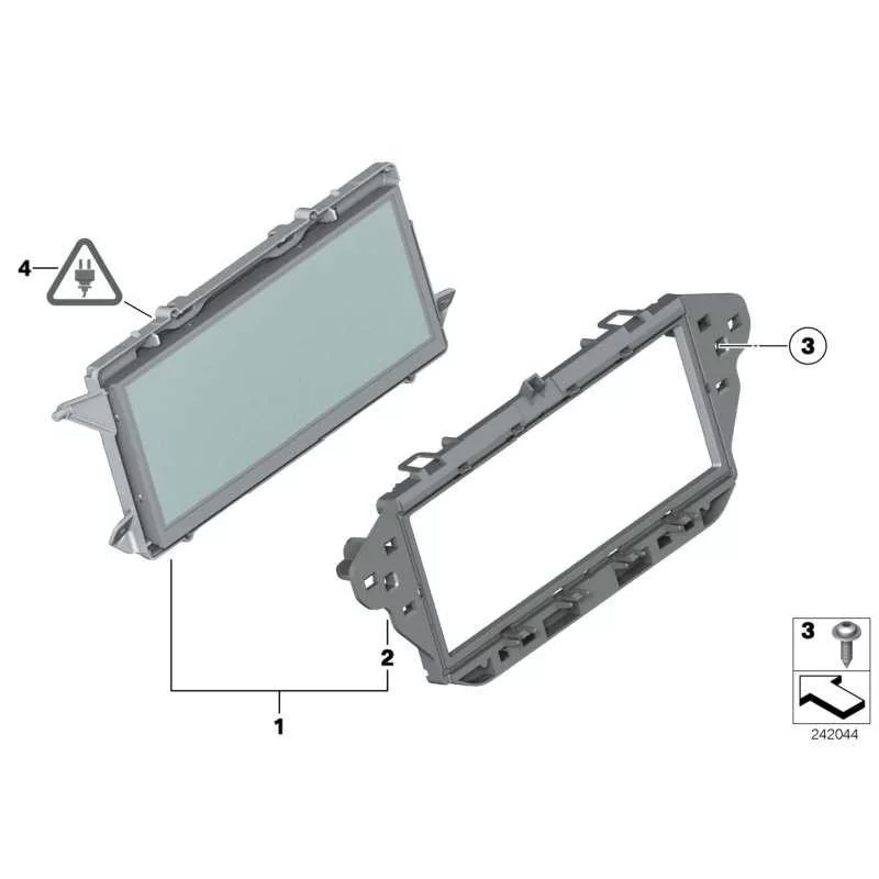 Genuine BMW Central information display (65509289583)