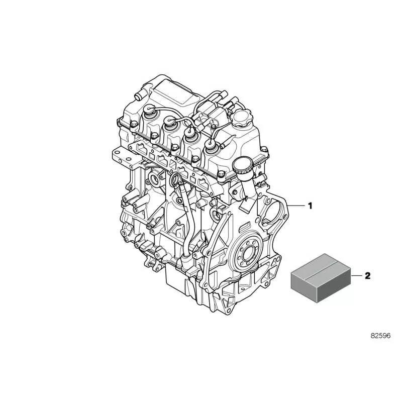 Genuine Mini Short Engine (11000430232)