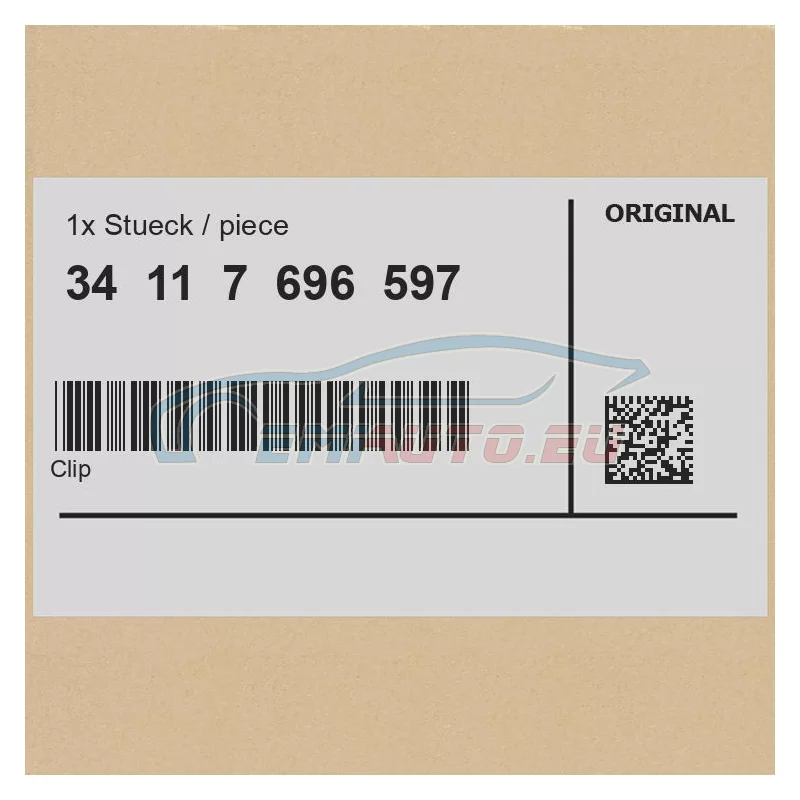 Original BMW Clip (34117696597)