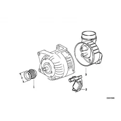 Genuine BMW Pulley alternator (12311713945)