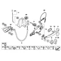 Genuine BMW Lock with code left (51217199853)