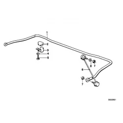 Genuine BMW Stabilizer link (31351134582)
