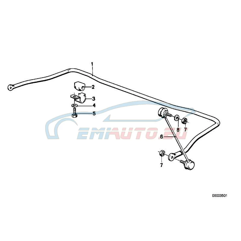 Original BMW Pendelstütze (31351134582)