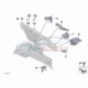 Genuine BMW Bracket, bumper, front, left (41007193337)