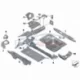 Genuine BMW Support, lock, RHT left (41007225201)