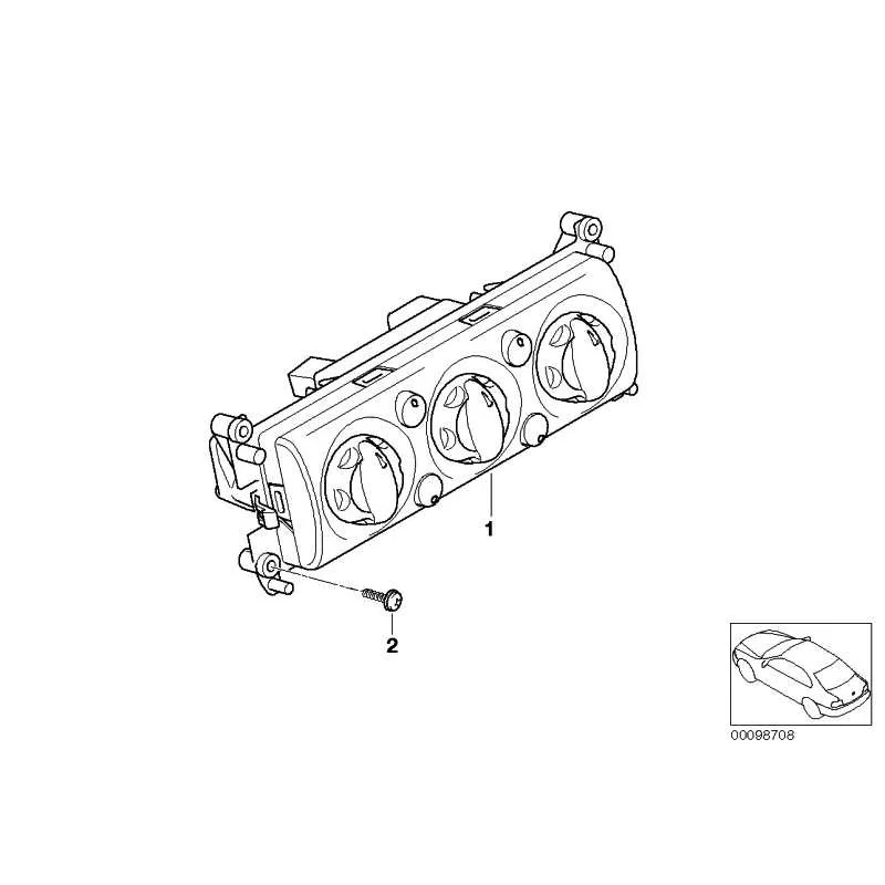 Genuine Mini HEATER CONTROL (64111502212)