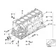 Genuine BMW Engine block with piston (11110413973)