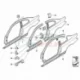 Genuine BMW Bracket, side panel, bottom (41317187750)