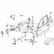 Genuine BMW LEFT UPPER FRONT DOOR HINGE (41518184165)