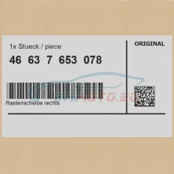 Genuine BMW Locking disc right (46637653078)