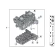 Genuine BMW Engine block with piston (11112213109)