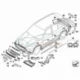 Genuine BMW Grid, centre (51118038265)