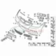 Genuine BMW Bracket PDC front interior, left (51118042217)