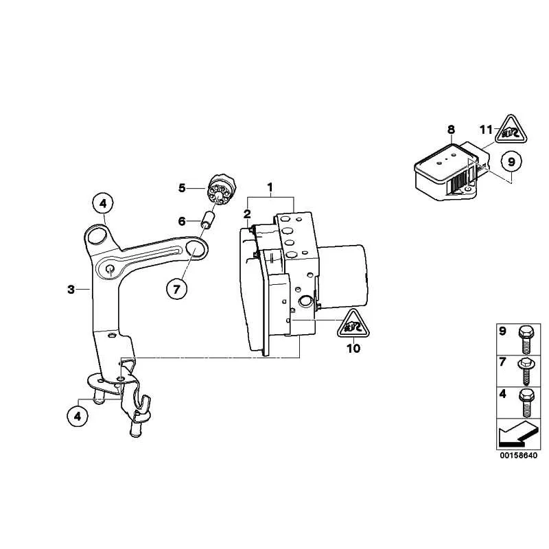Original BMW Hydroaggregat DSC (34516783365)