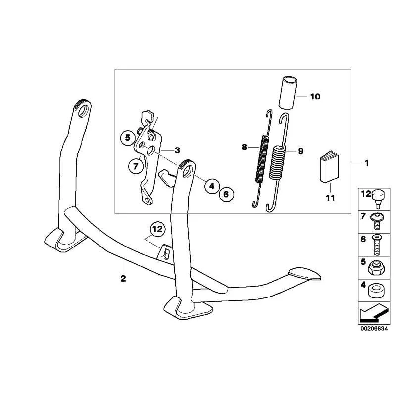 Genuine BMW Countersunk screw (07119904089)