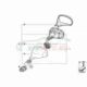 Genuine BMW Support.ring,outside mirror,chrome left (51167006147)