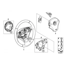 Genuine BMW Airbag module, driver's side (32346774449)