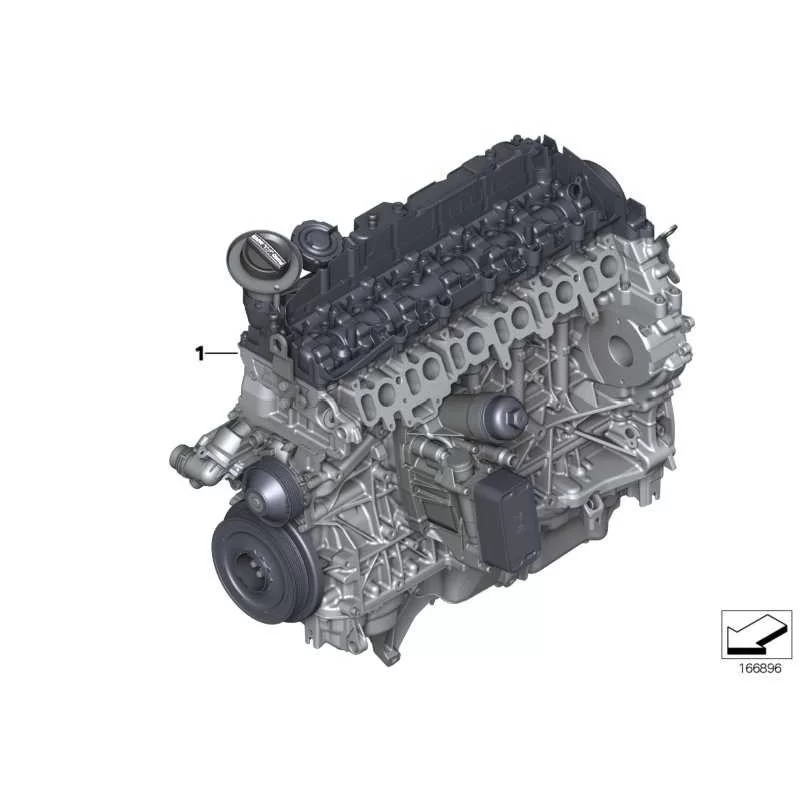 Genuine BMW Short Engine (11002239384)