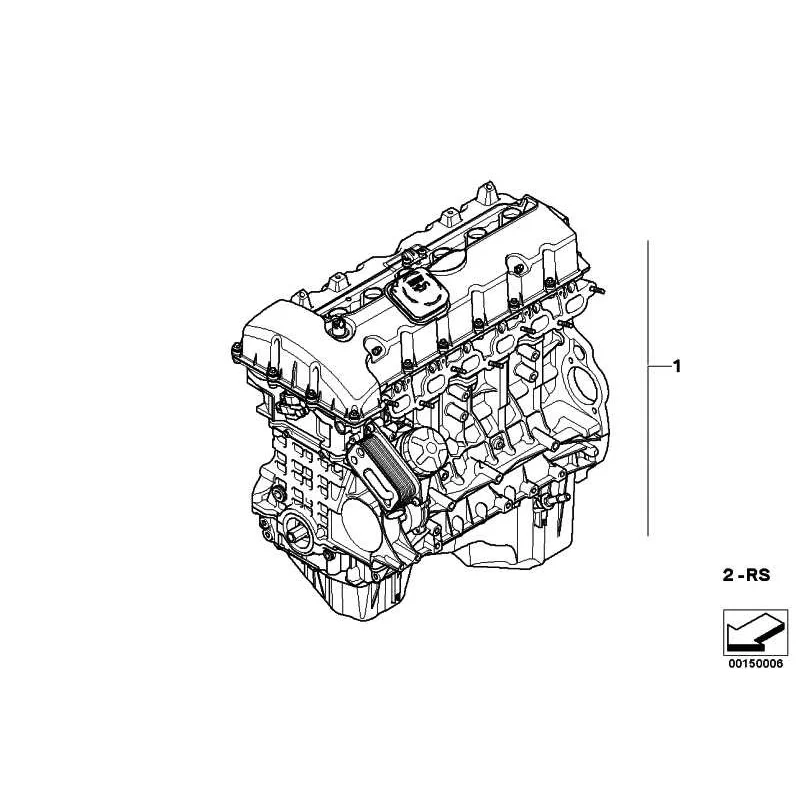 Genuine BMW Short Engine (11000415028)
