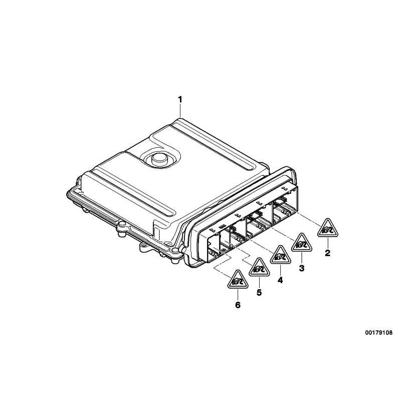 Genuine BMW Basic DDE control unit (13618510223)