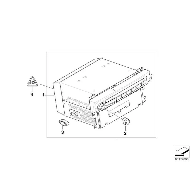 Genuine BMW Exchange CIC / DAB (65129199609)