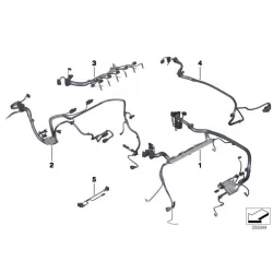 Genuine BMW Wiring harness, engine, front module (12517582665)