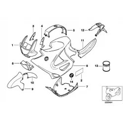 Genuine BMW Engine spoiler (46632309635)