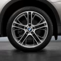 Genuine BMW Wheel/tyre set, summer, polished finish (36112230160)