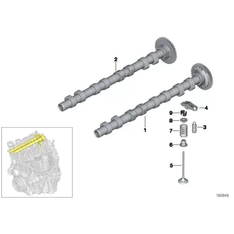 Genuine BMW Compensating element (11338614951)
