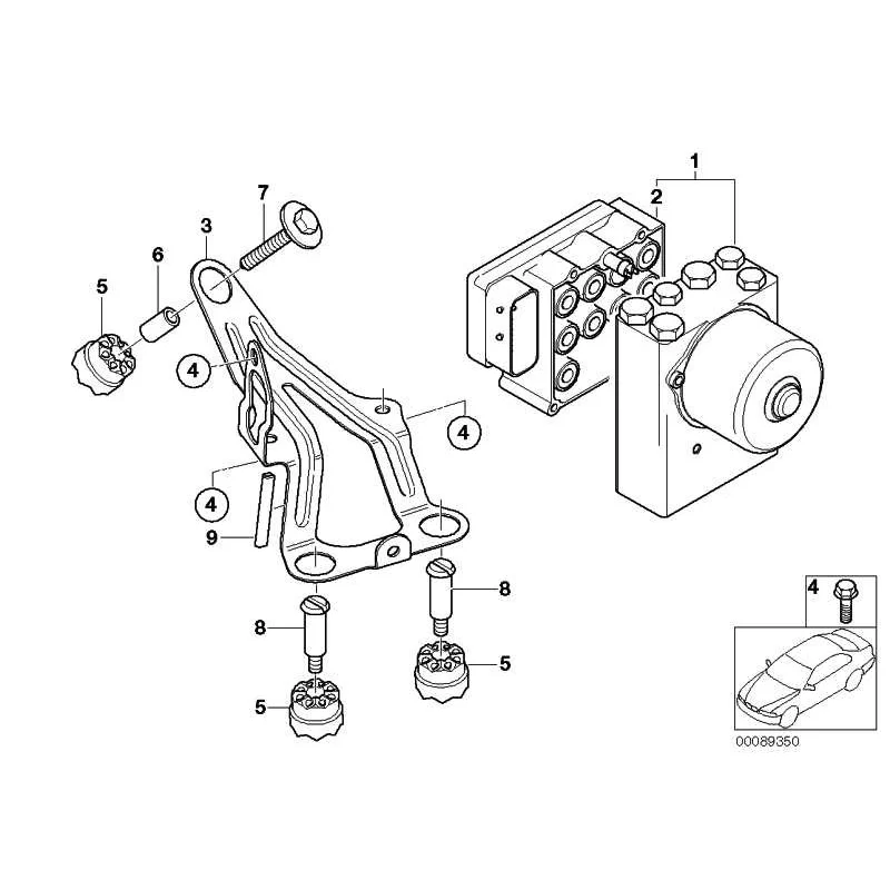 Original Mini Reparatursatz Steuergerät ASC (34516765285)
