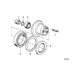 Original BMW Rillenkugellager (33121242210)