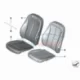 Original BMW Schaumteil Basis Sitz (52107243537)