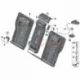 Genuine BMW Frame, backrest left (52207267863)