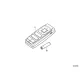 Genuine BMW Remote control, rear (65506921563)
