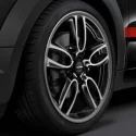 Genuine Mini Wheel/tyre set, summer, polished, black (36112181232)