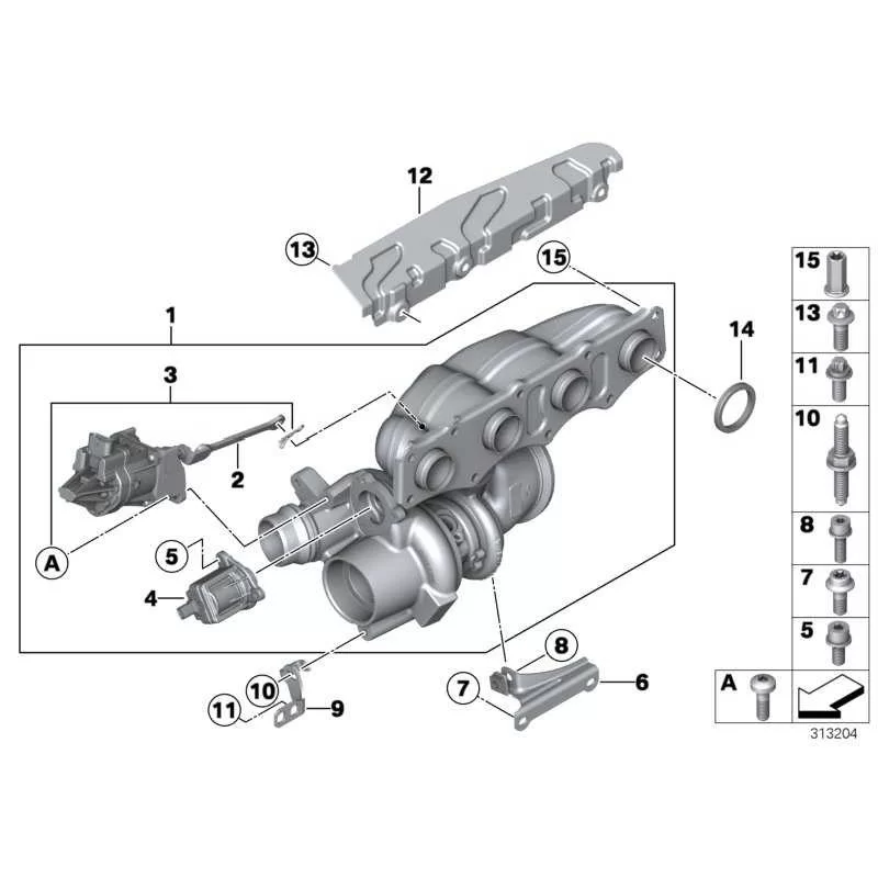 Genuine BMW Actuator (11657638783)