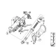 Original BMW Lenksäulenverstellung mechanisch (32306788840)