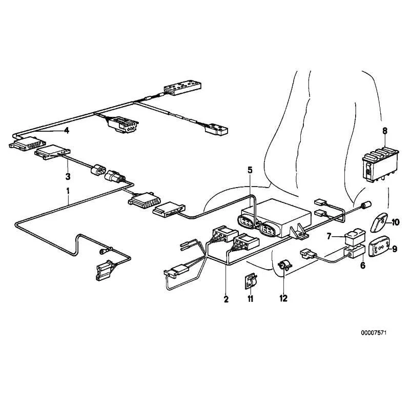 Genuine BMW Switch (61311374222)